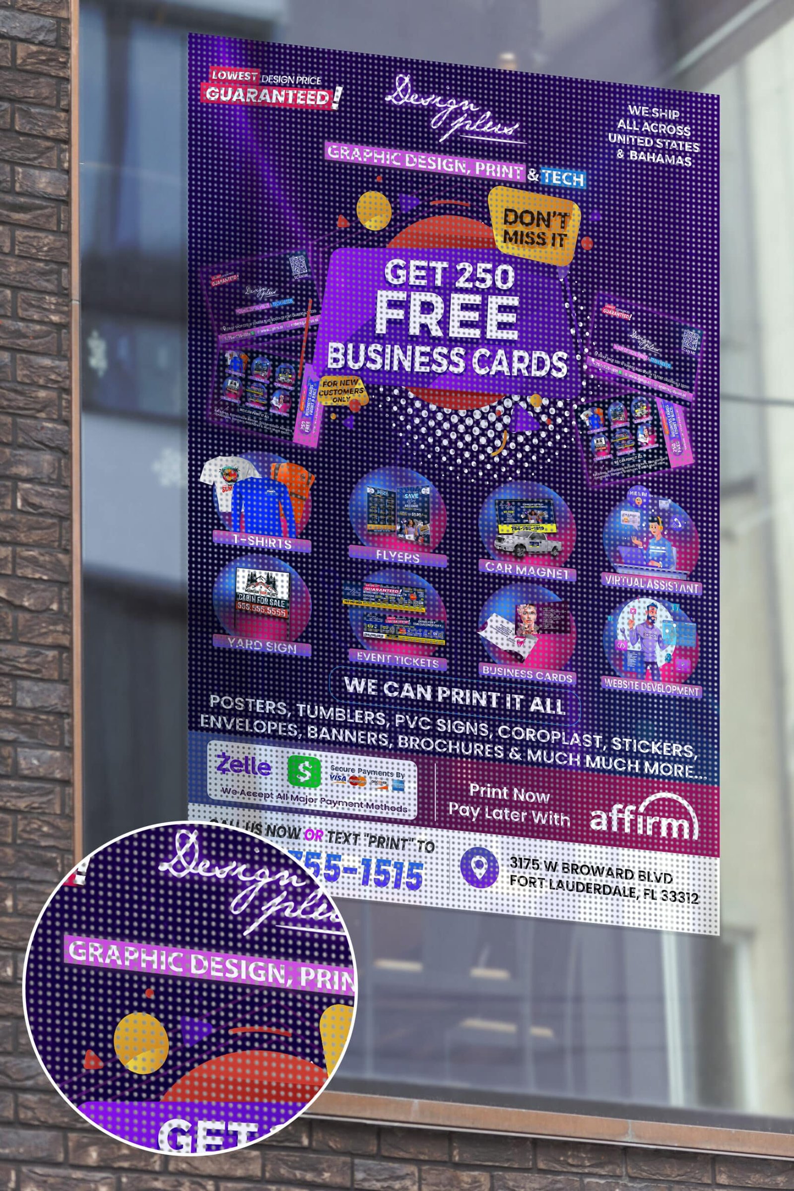 Perforated Glass Vinyl